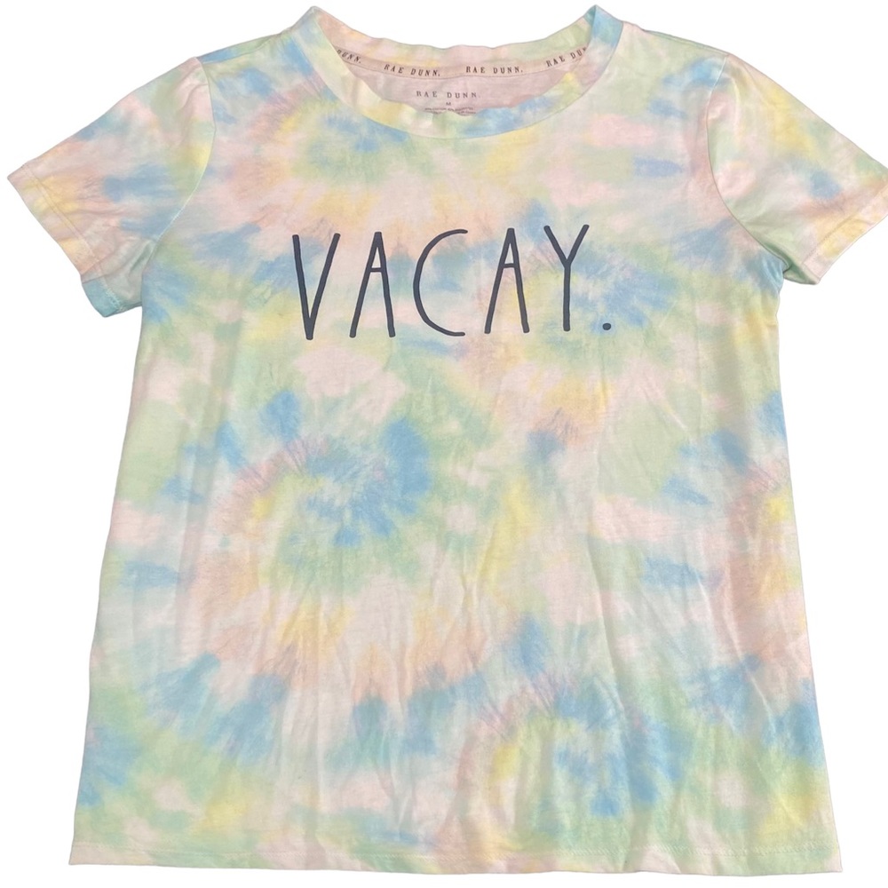 Rae Dunn Tye Dye Vacay Shirt Women’s Size Medium